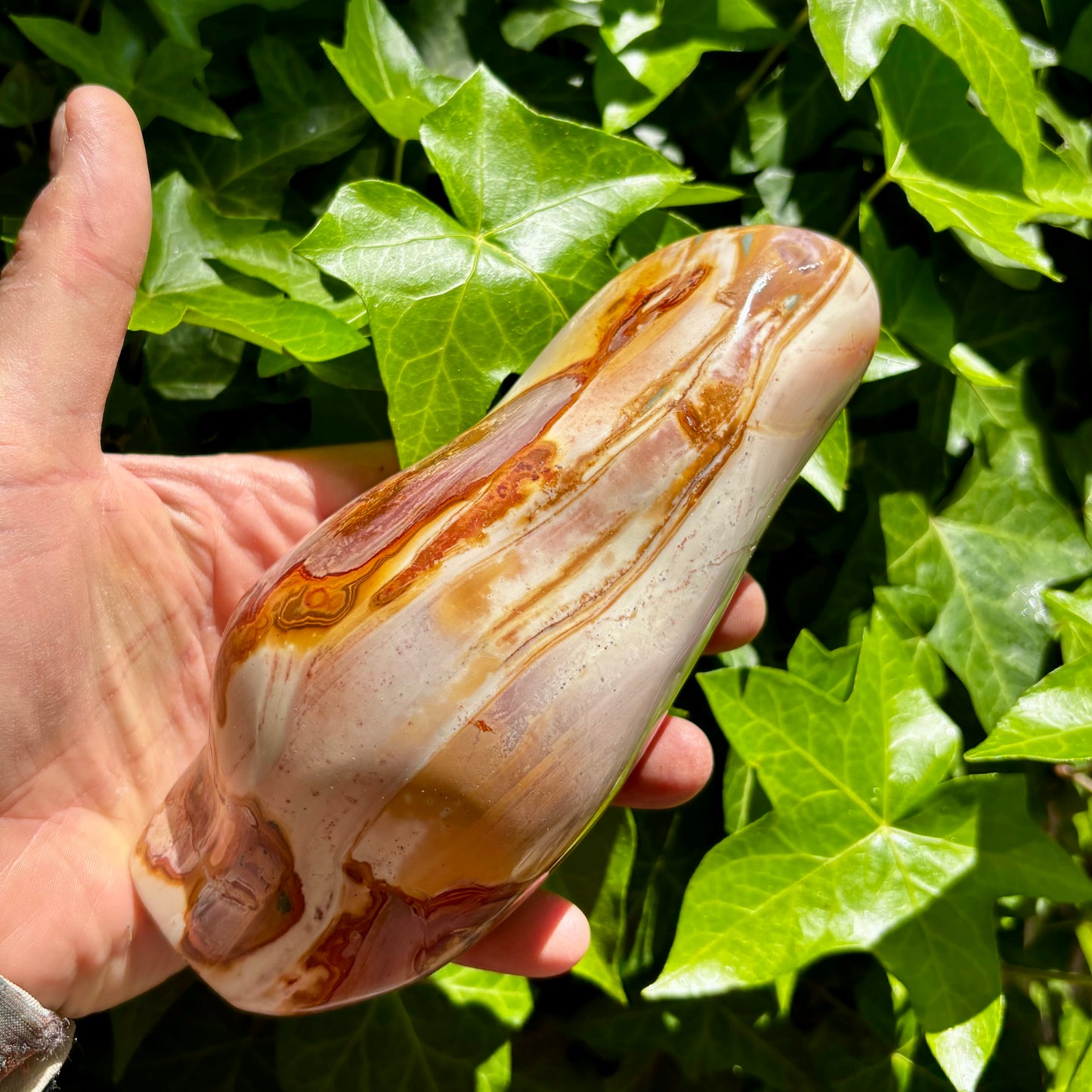 Polychrome jaspis figur - 18 cm | 1 kg Polychrome jaspis figur - 18 cm | 1 kg