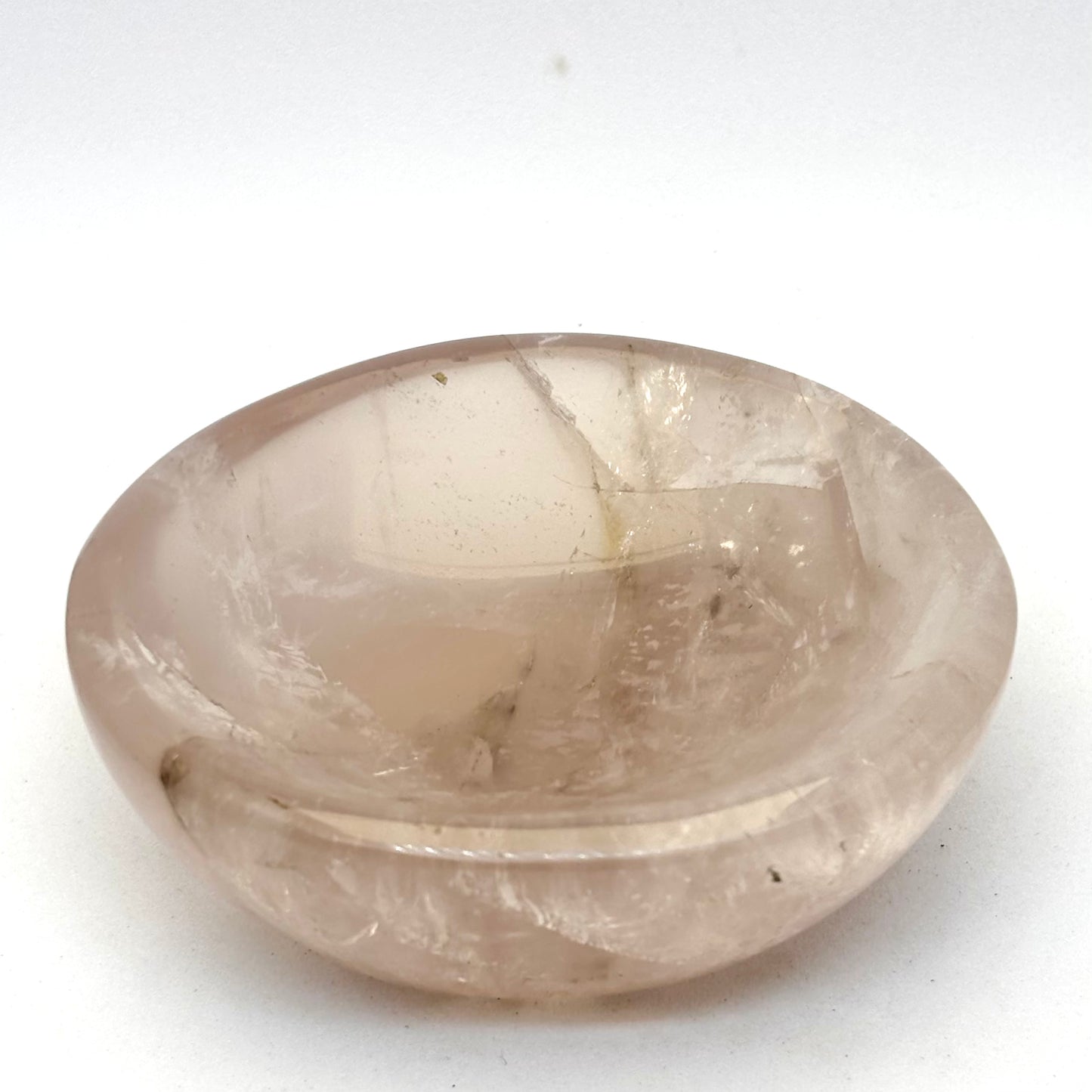 Oval rosakvarts skål 8 cm | nr. 5 Oval rosakvarts skål 8 cm | nr. 5