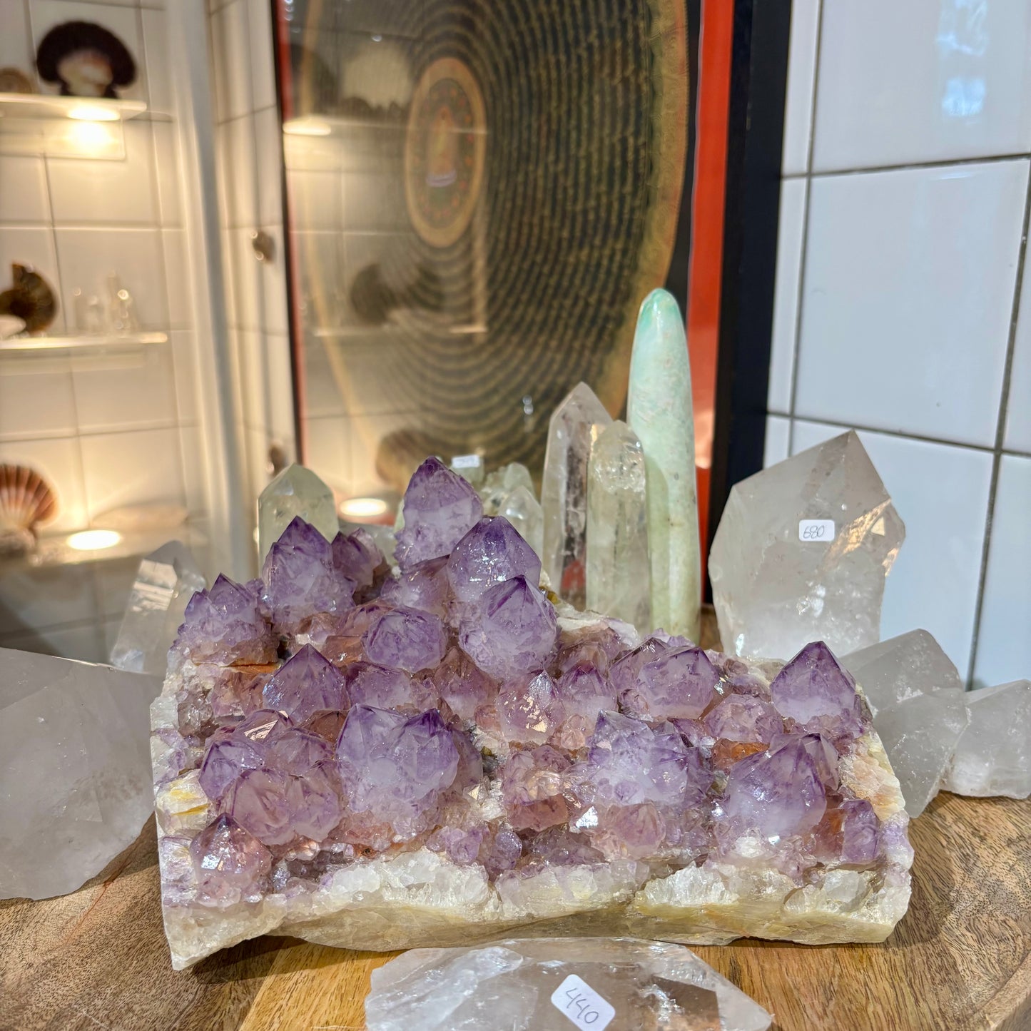 Spirit ametyst 25 cm | center piece Spirit ametyst 25 cm | center piece