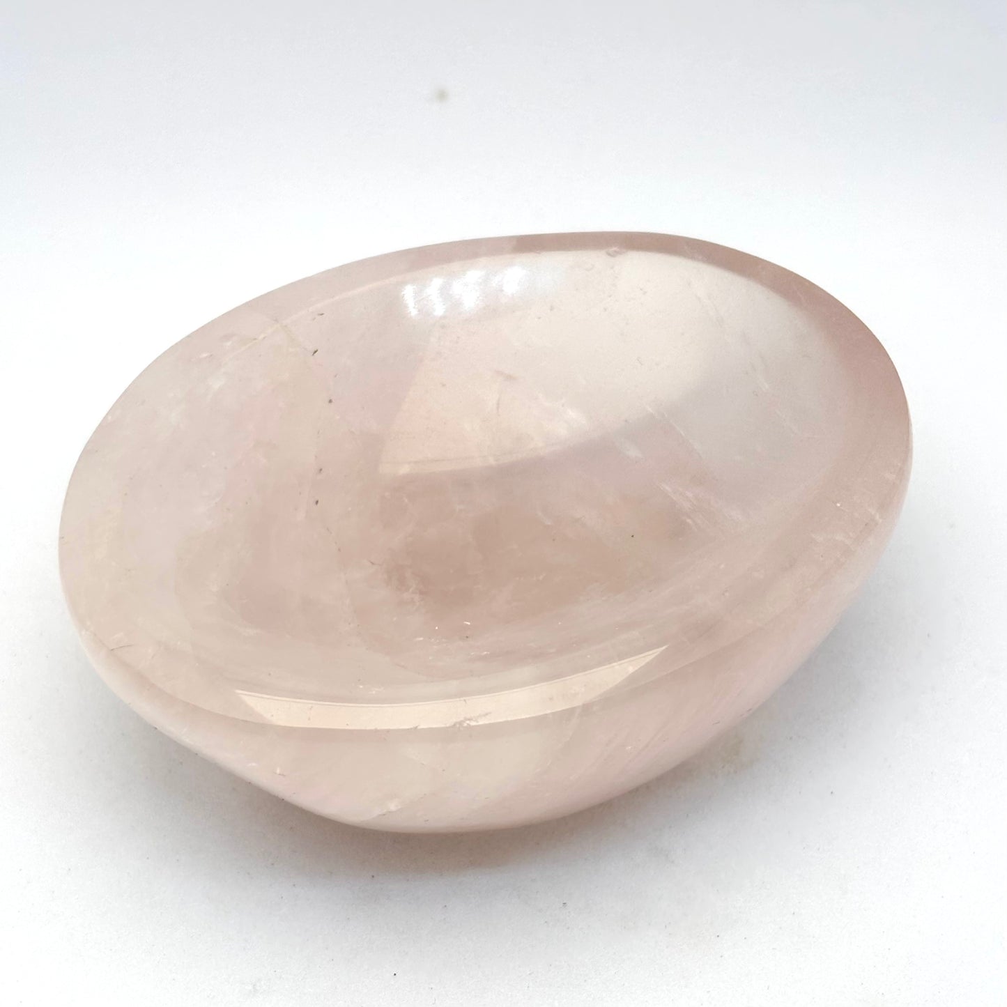 Oval rosakvarts skål 9 cm | nr. 1 Oval rosakvarts skål 9 cm | nr. 1