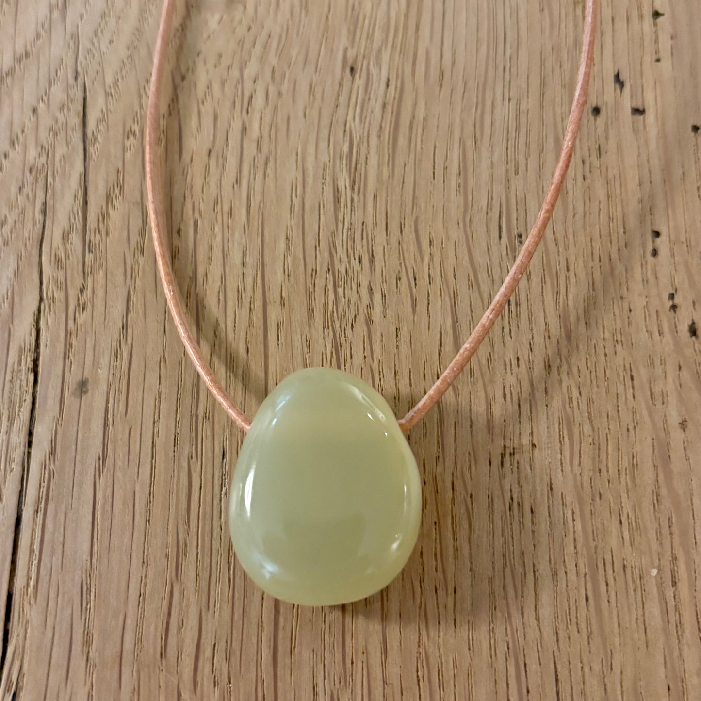 Gul Onyx halskæde nr 2 Gul Onyx halskæde nr 2