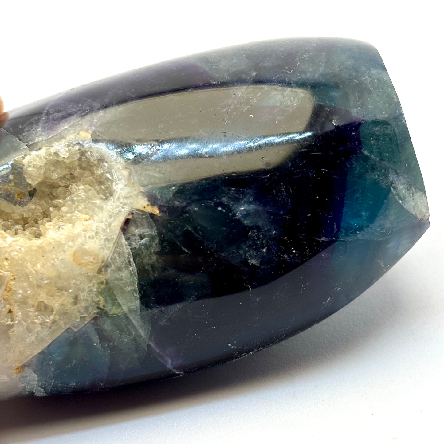 Vandmelon fluorit skulptur 10 cm | nr. 5 Vandmelon fluorit skulptur 10 cm | nr. 5