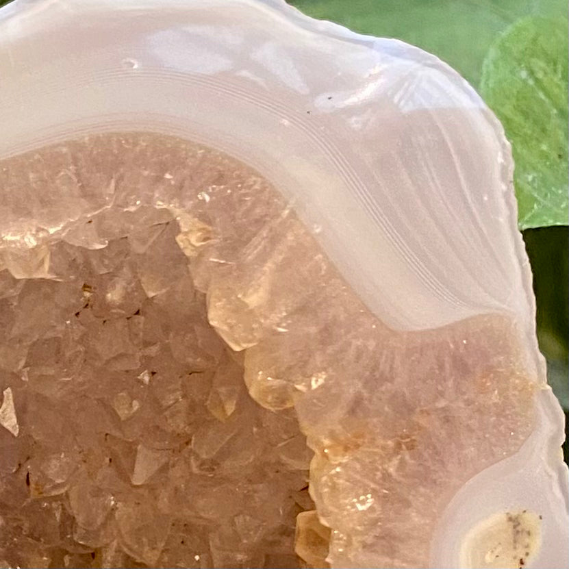 Agat geode, poleret Agat geode, poleret