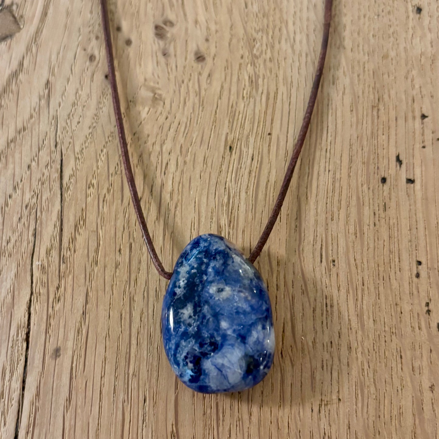 Sodalit halskæde nr 6 Sodalit halskæde nr 6