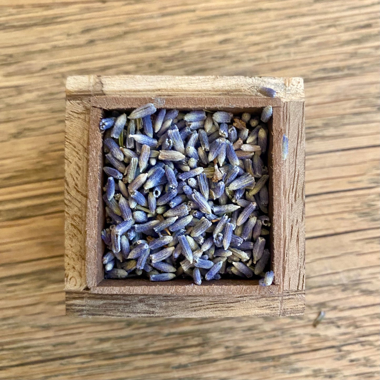 Krystal skrin med lavendel - Guldblomst Krystal skrin med lavendel - Guldblomst