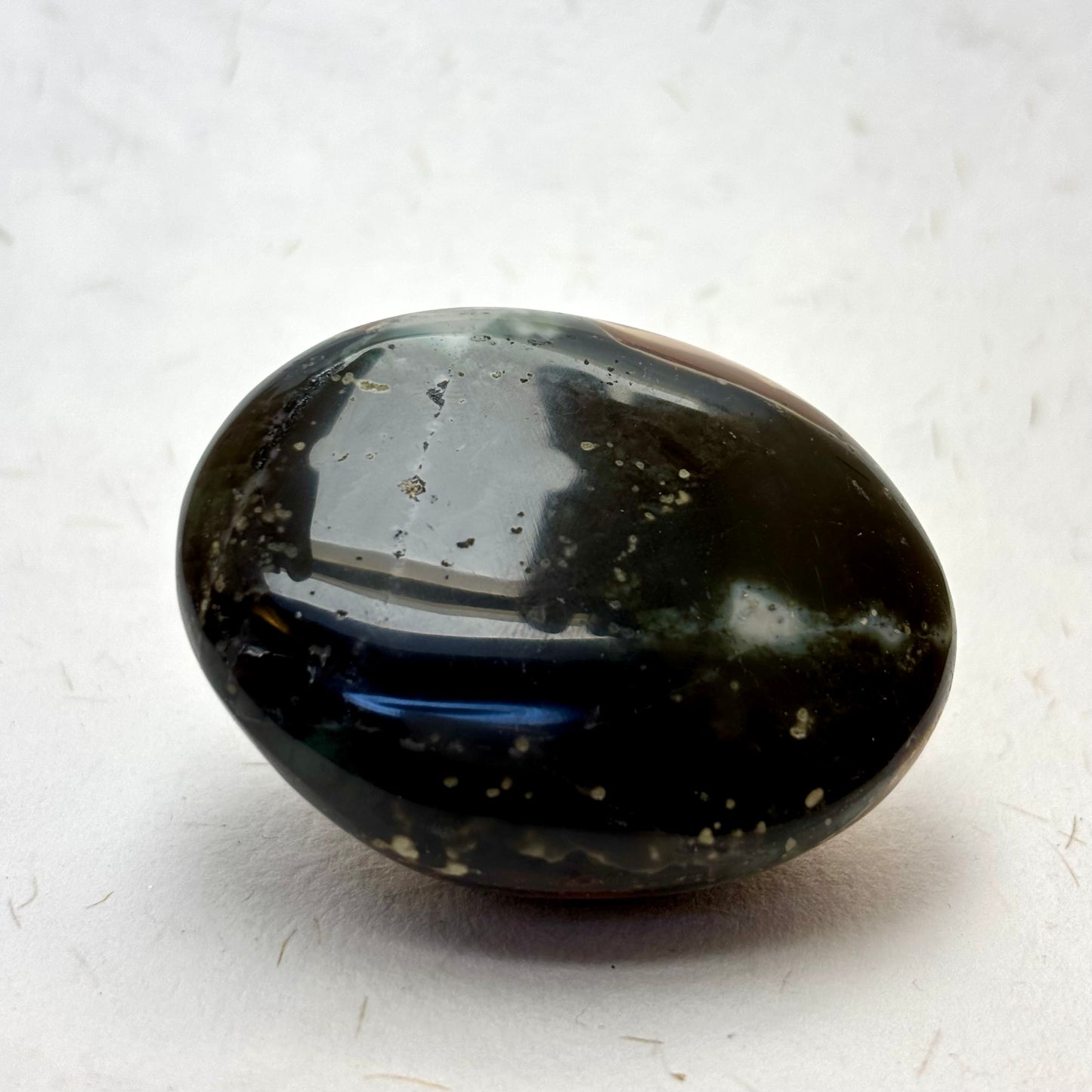NW. M. Polychrome jaspis palmstone - 5,5 cm | nr. 18 NW. M. Polychrome jaspis palmstone - 5,5 cm | nr. 18