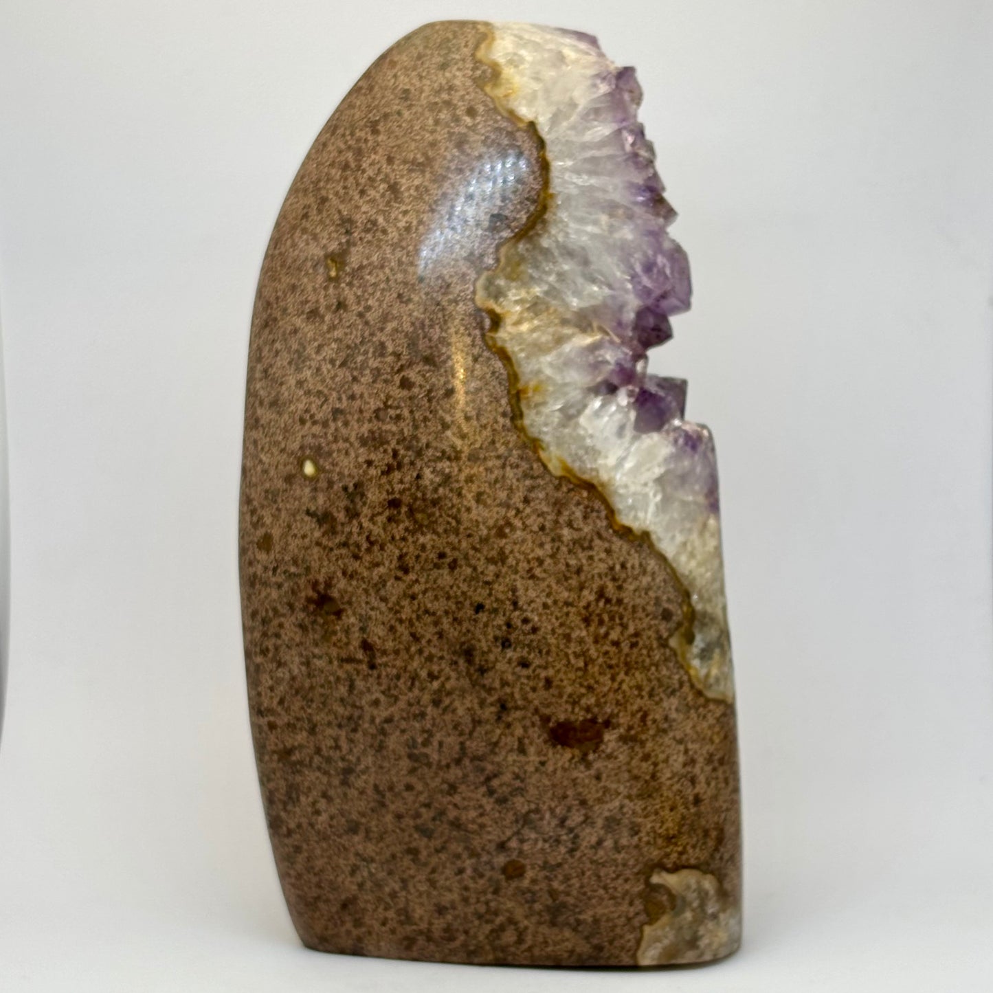 Poleret ametyst kvarts fra Zululand SA - 16,5 cm Poleret ametyst kvarts fra Zululand SA - 16,5 cm