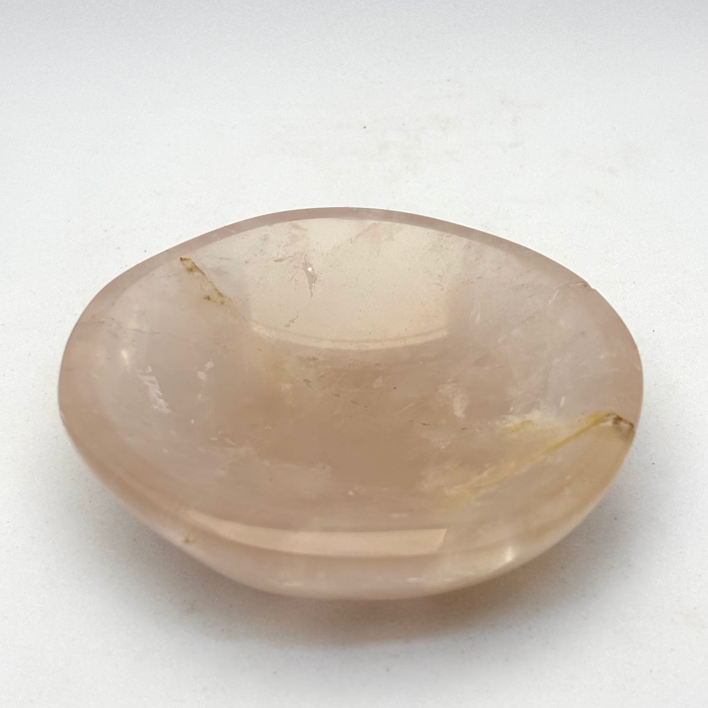 Oval rosakvarts skål 7,5 cm | nr. 6 Oval rosakvarts skål 7,5 cm | nr. 6