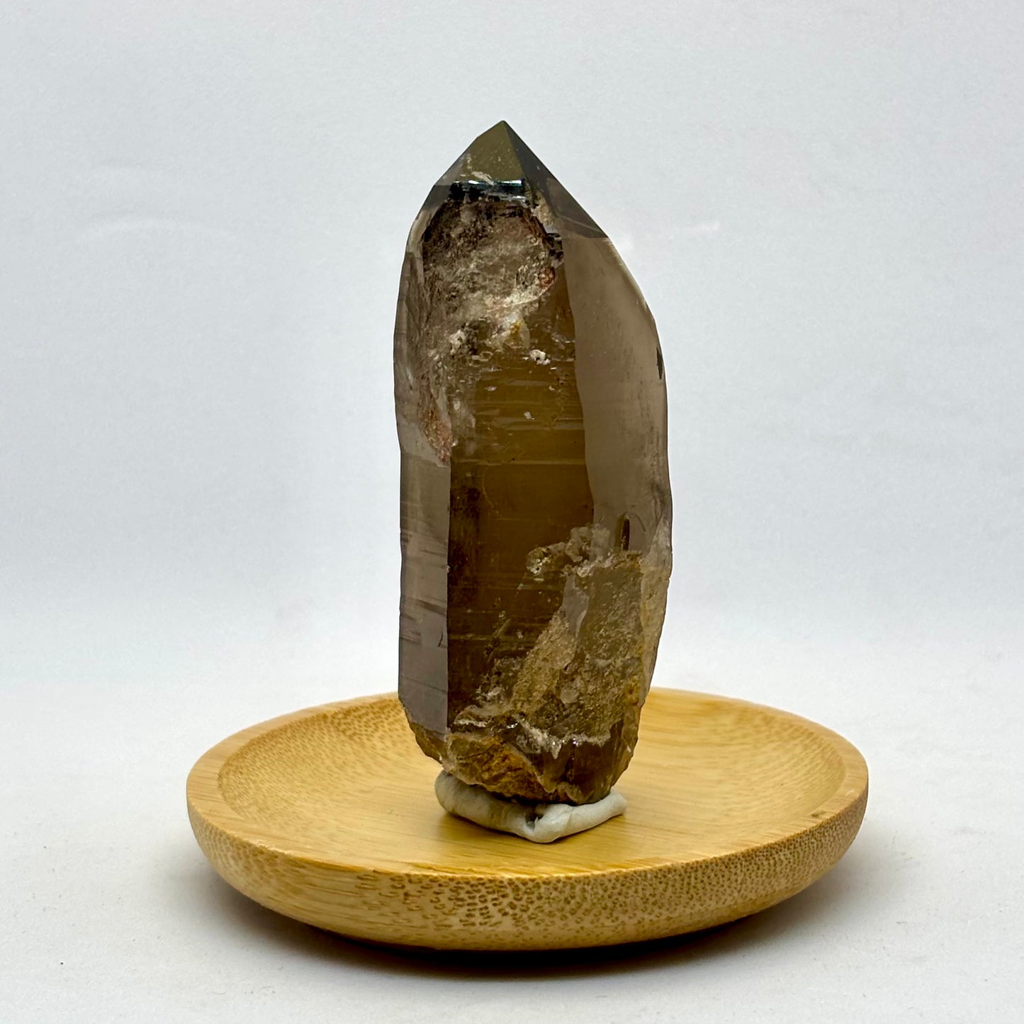 Røgkvarts lemurian spids naturlig 7,5 cm Røgkvarts lemurian spids naturlig 7,5 cm