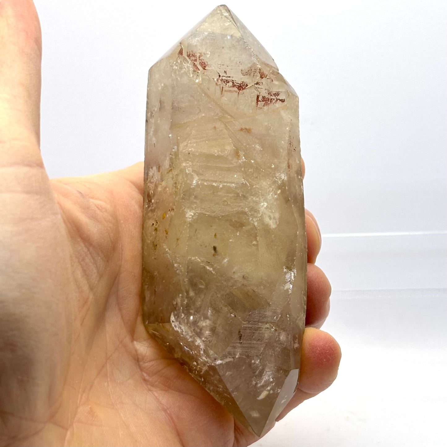 Bjergkrystal, delvist poleret, Angola 12,3 cm | nr. 2 Bjergkrystal, delvist poleret, Angola 12,3 cm | nr. 2