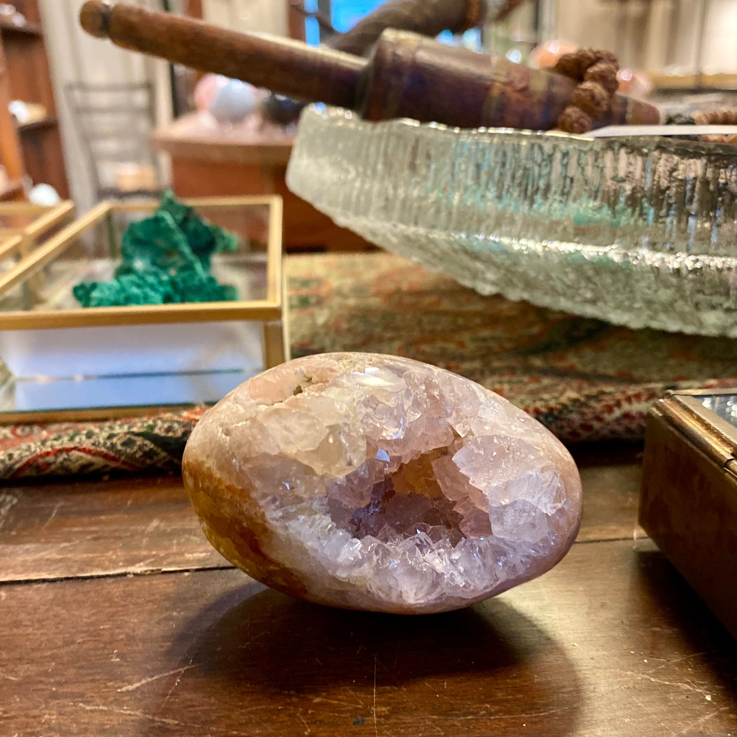 Agat geode, poleret Agat geode, poleret