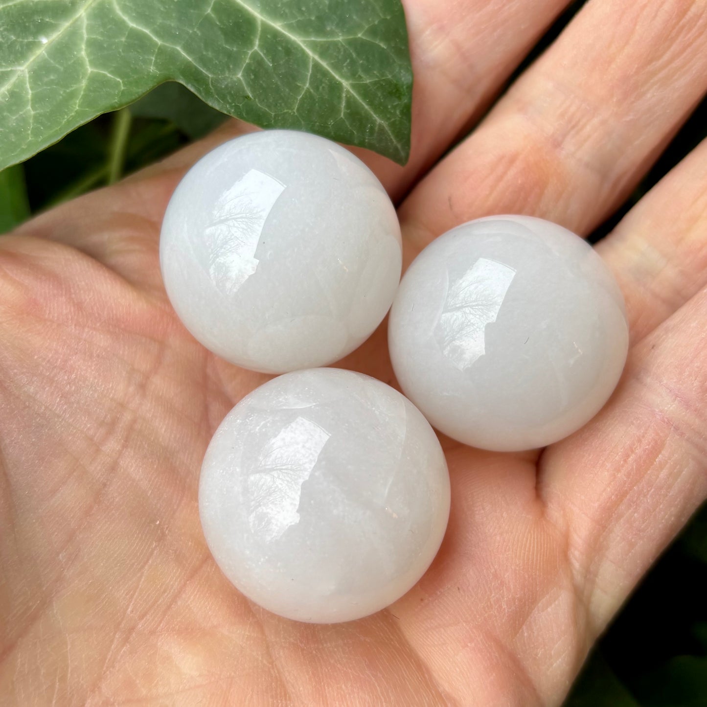 Kugle, snekvarts 3 cm Kugle, snekvarts 3 cm
