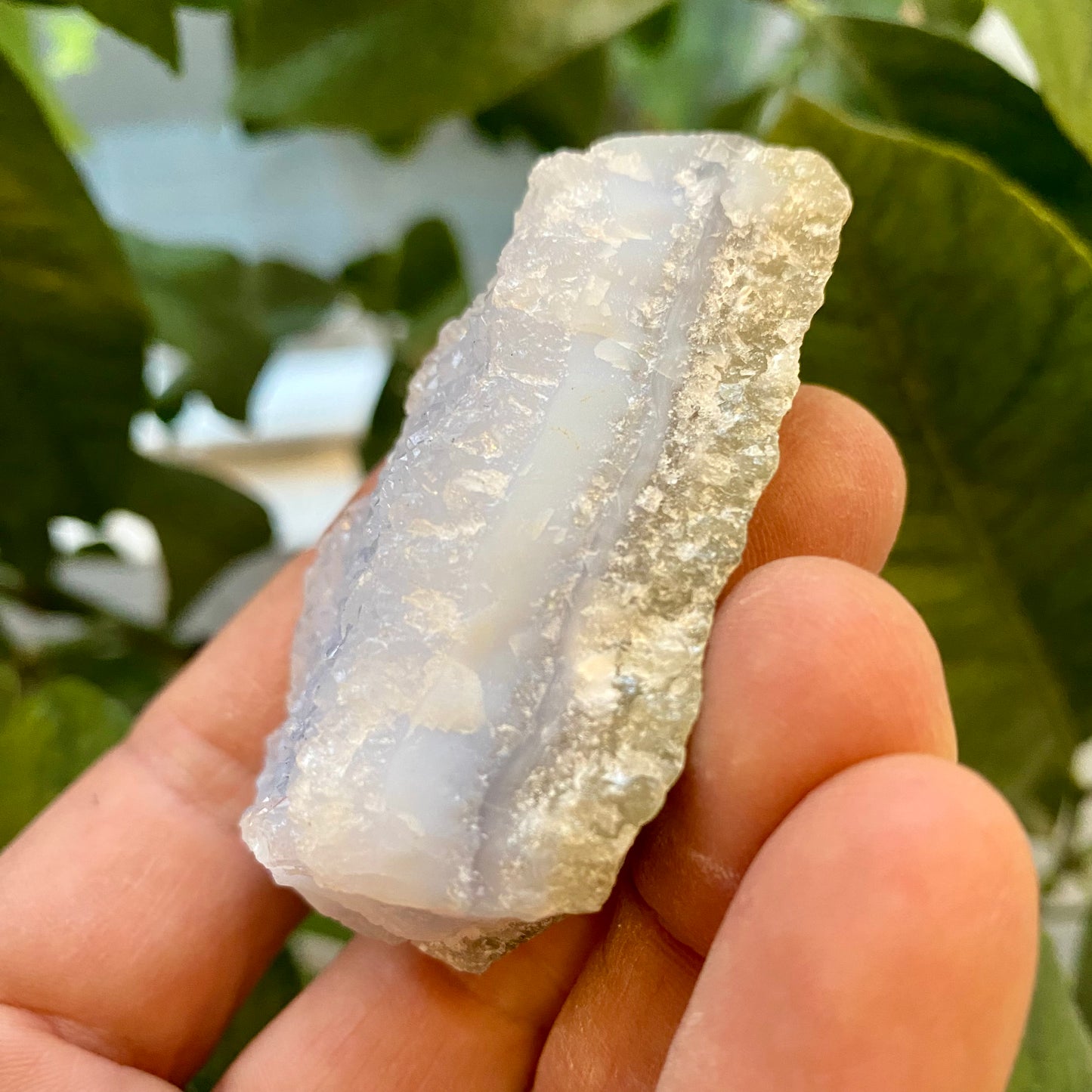 Lyseblå blonde agat klynge Lyseblå blonde agat klynge