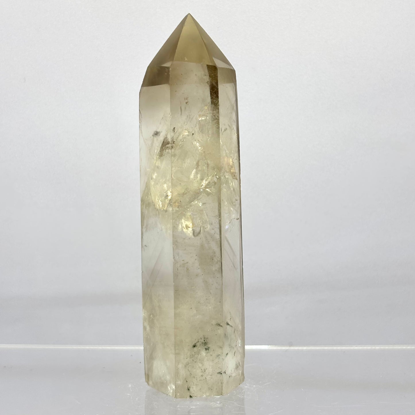 Røgkvarts poleret spids 9,5 cm | nr. 4 Røgkvarts poleret spids 9,5 cm | nr. 4