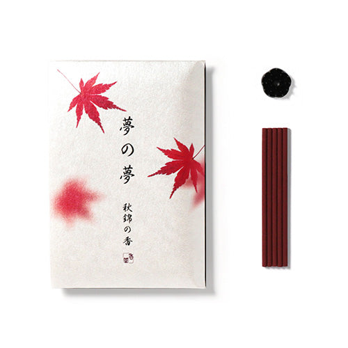 YUME-NO-YUME - Autumn - Maple Leaf 12 sticks - japansk røgelse YUME-NO-YUME - Autumn - Maple Leaf 12 sticks - japansk røgelse