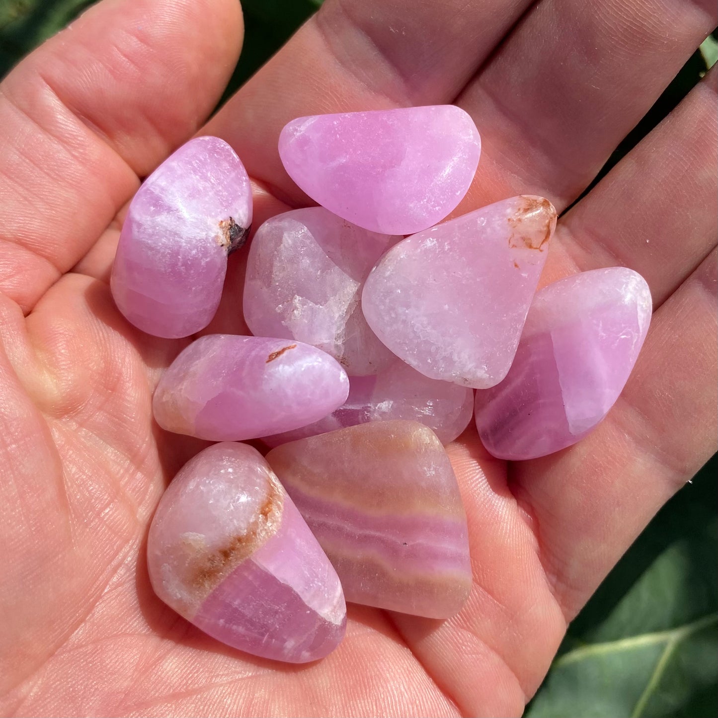 Aragonit, pink - Lommesten ca 2,5 cm Aragonit, pink - Lommesten ca 2,5 cm