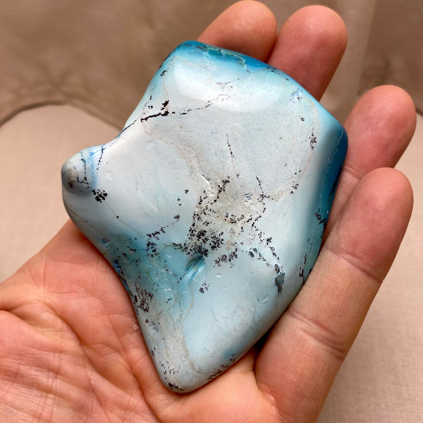 Aqua-chrysocolla / malakit - 9 cm Aqua-chrysocolla / malakit - 9 cm