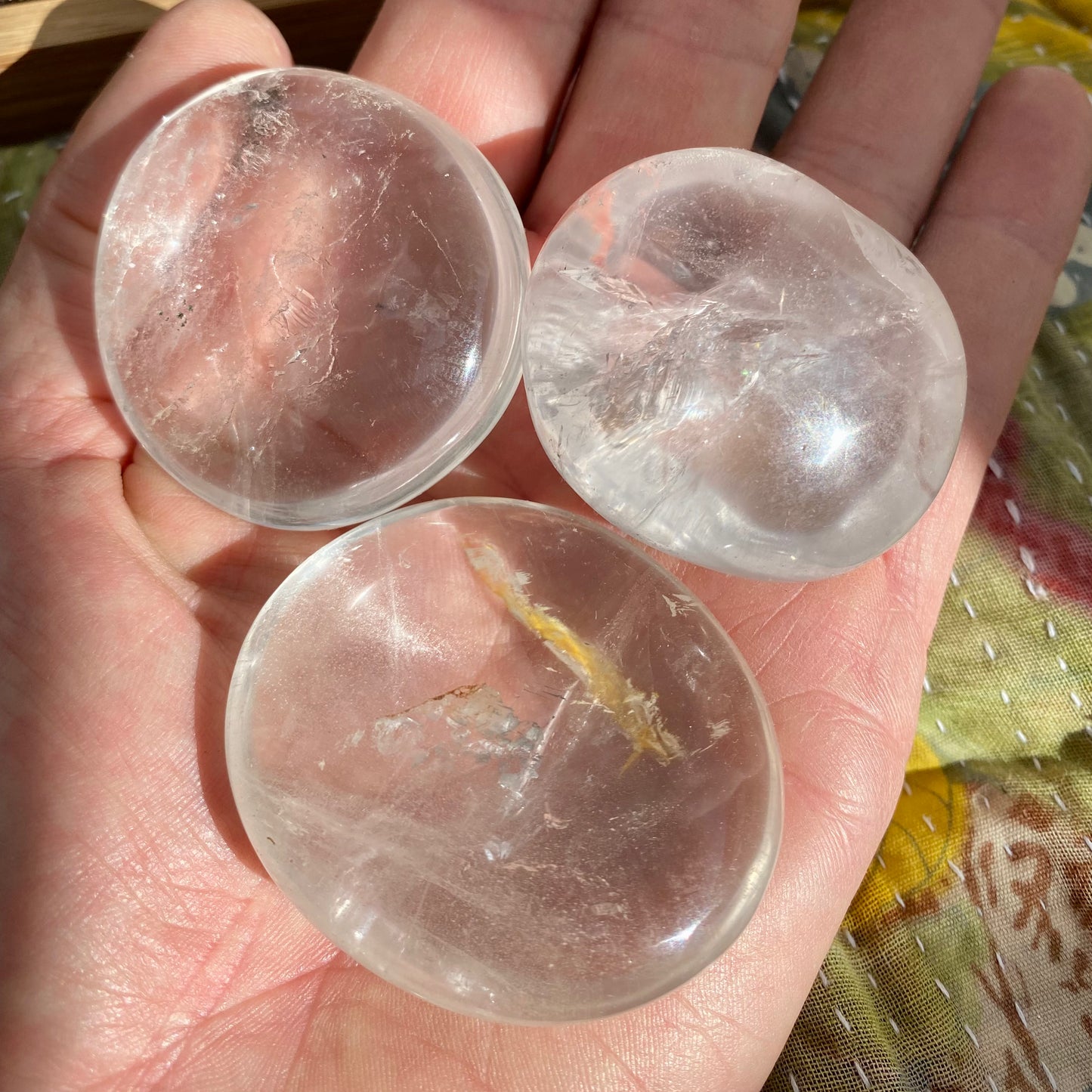 Bjergkrystal Palmstone 5 cm Bjergkrystal Palmstone 5 cm
