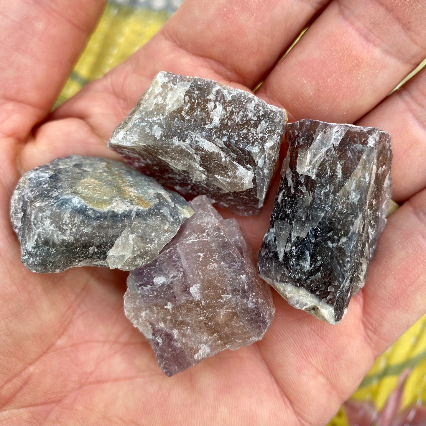 Fluorit Mix båndet naturlig Fluorit Mix båndet naturlig