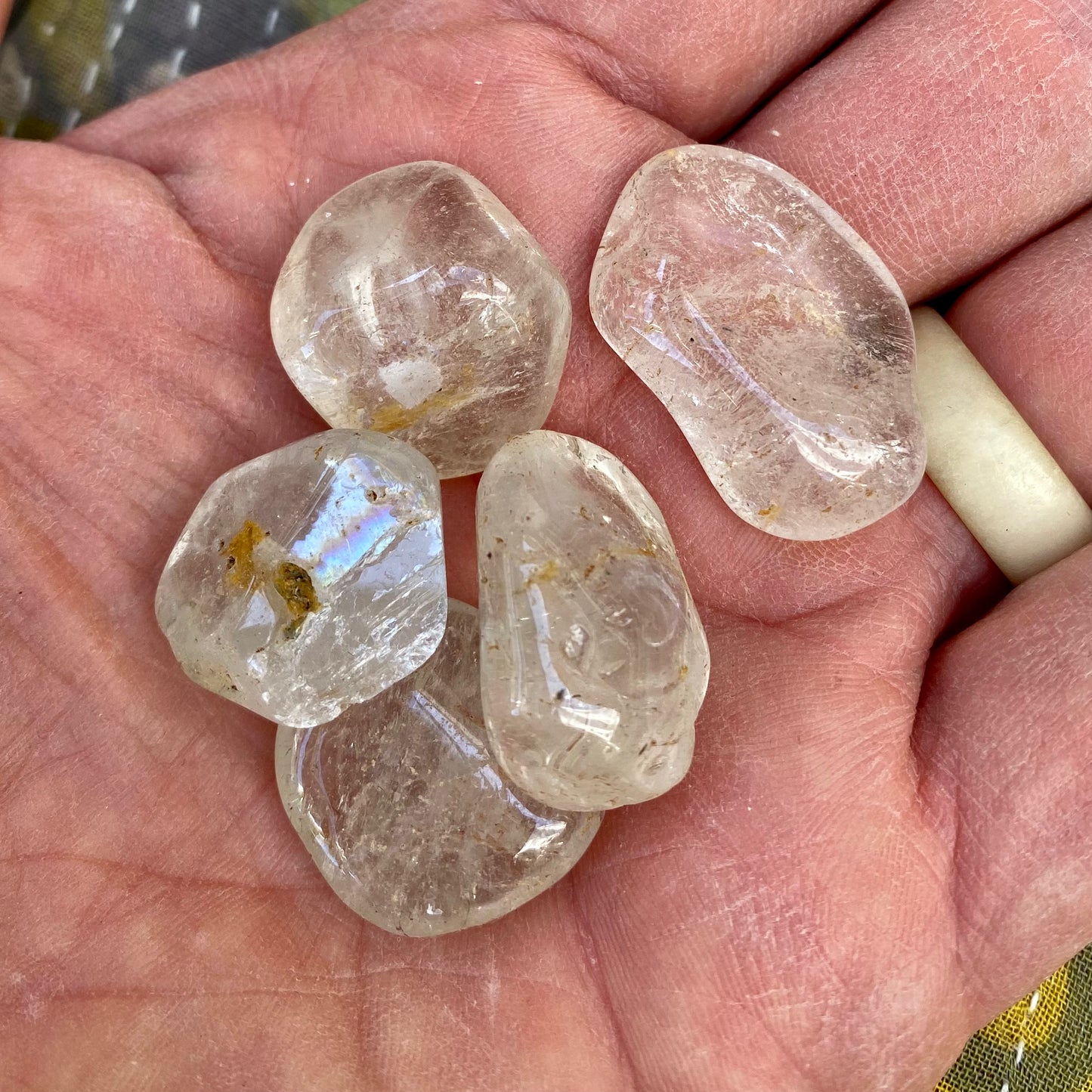 Topas klar 2,5 cm - lommesten Topas klar 2,5 cm - lommesten