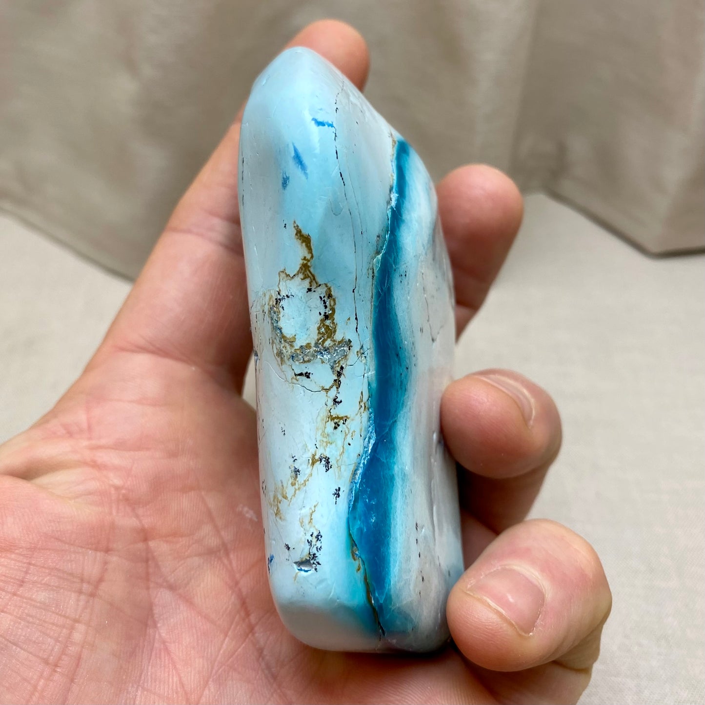 Aqua-chrysocolla - 10 cm Aqua-chrysocolla - 10 cm