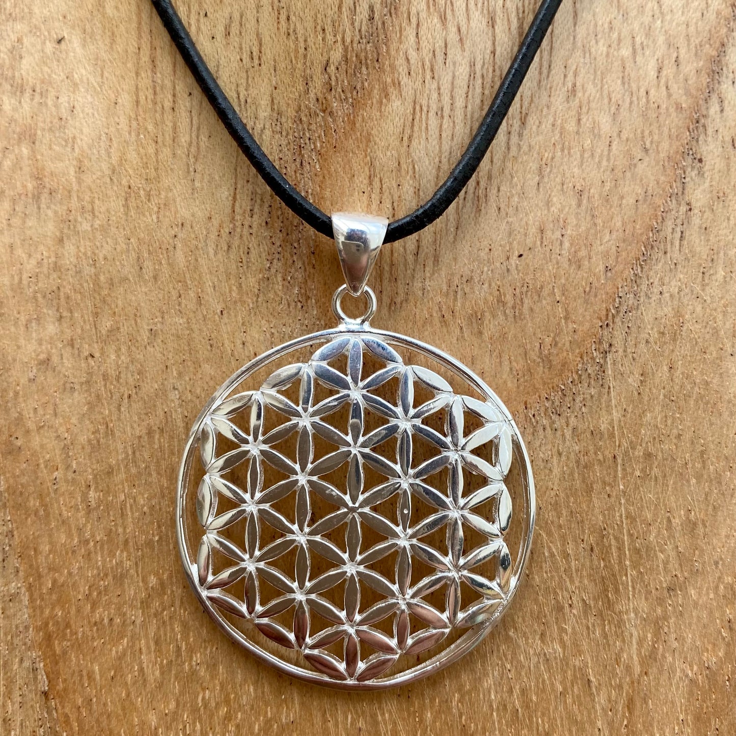Flower of life sølv halskæde Flower of life sølv halskæde