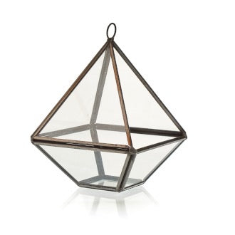 Lille Pyramide stående eller hængende - glas Lille Pyramide stående eller hængende - glas