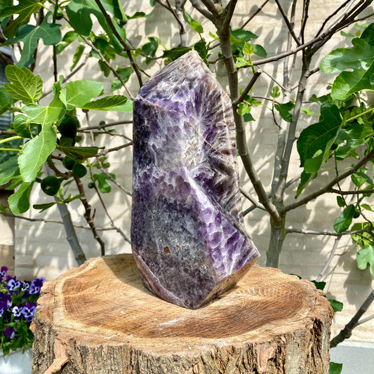 Billede af Polierte Traumblume Amethyst - 32 cm / 8,5 kg