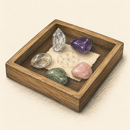 Billede af 33 dage i krystalhealing