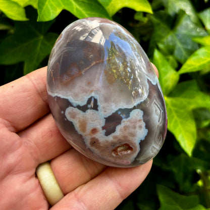 Sashe Agat palmstone 8 cm