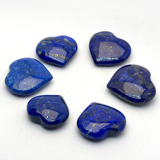 Billede af Lapis lazuli hjerte 2,5 cm top kvalitet