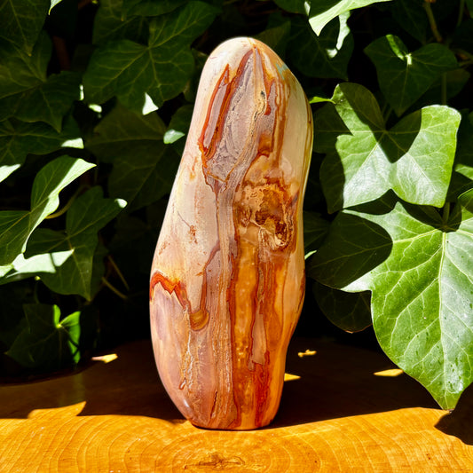 Billede af Polychrome jaspis figur - 18 cm | 1 kg