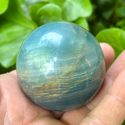 Blue onyx kugle - 5,5 cm | nr. 5