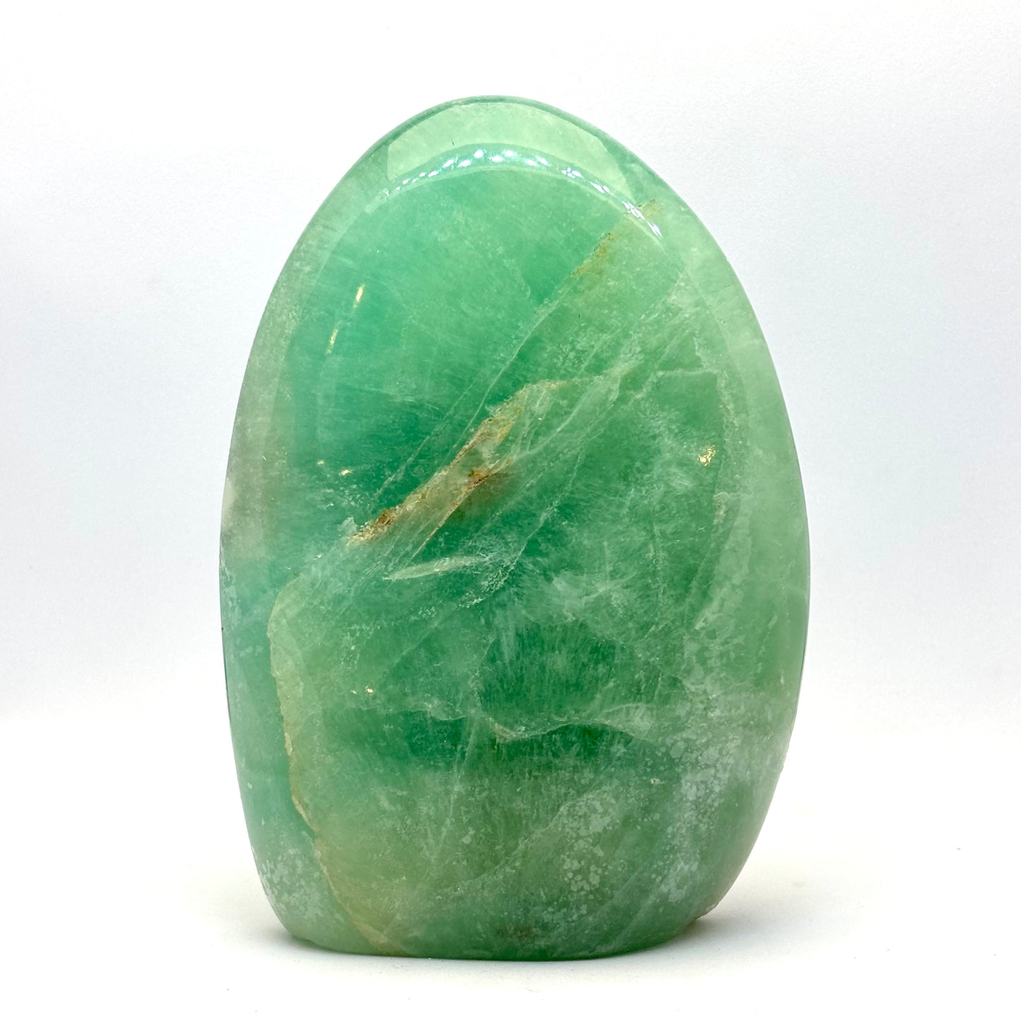 Grøn fluorit skulptur 13 cm Grøn fluorit skulptur 13 cm