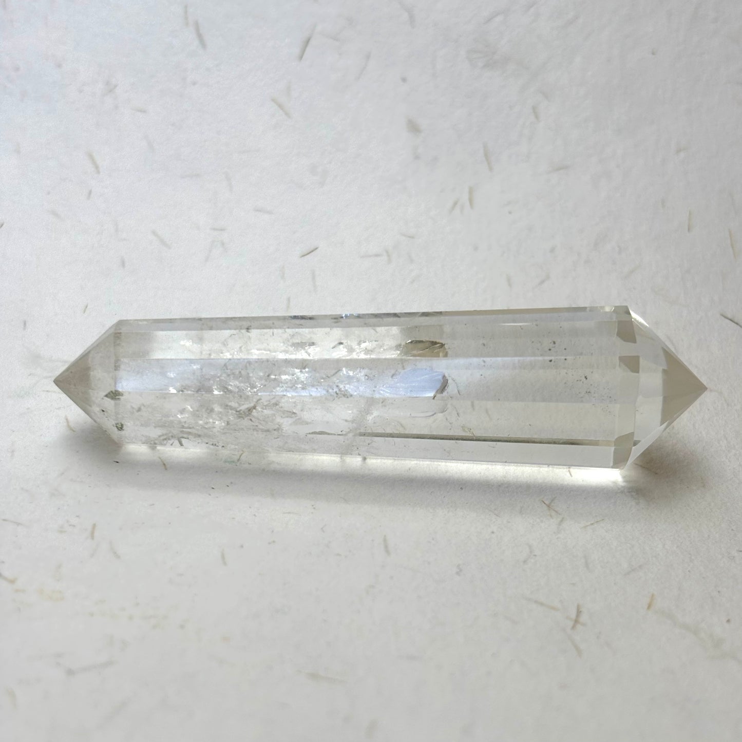 Vogel-cut Himalaya bjergkrystal - 12 facetter - 7,8 cm | nr. 25 Vogel-cut Himalaya bjergkrystal - 12 facetter - 7,8 cm | nr. 25