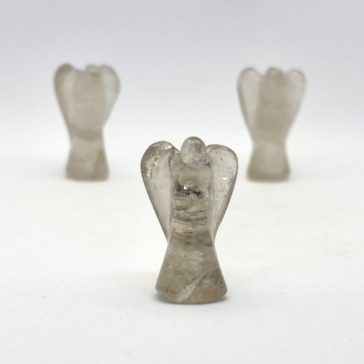 Røgkvarts engel - 3 cm Røgkvarts engel - 3 cm