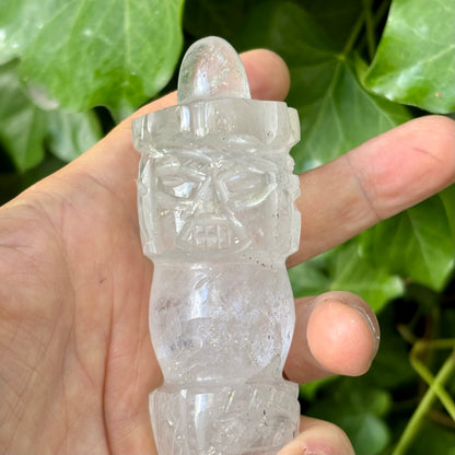 Phurba | håndskåret | Himalaya Bjergkrystal | 15,7 cm