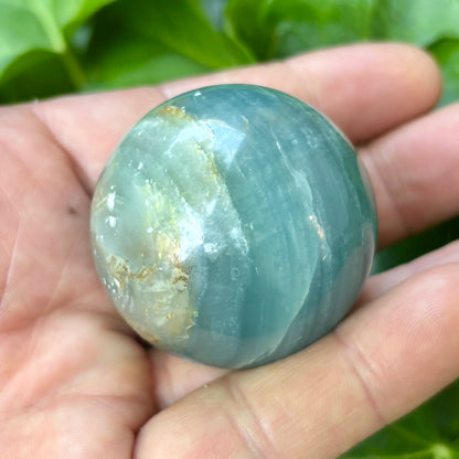 Blue onyx kugle - 4,5 cm | nr. 3