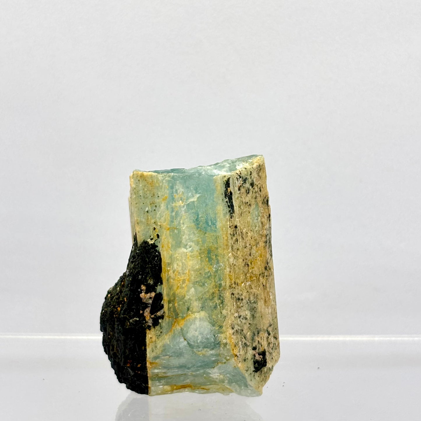 Akvamarin m. Turmalin 4,5 cm blå | nr. 6 Akvamarin m. Turmalin 4,5 cm blå | nr. 6