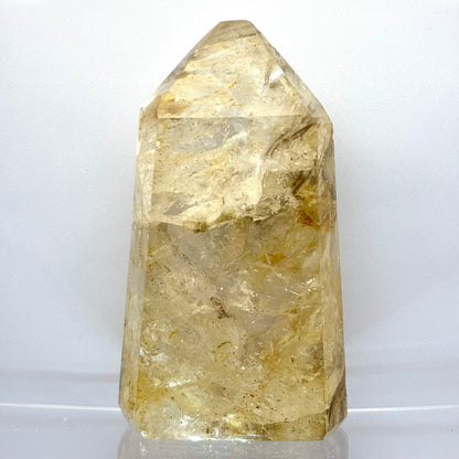 Bjergkrystal spids m. Inklusioner 13,5 cm | nr. 101