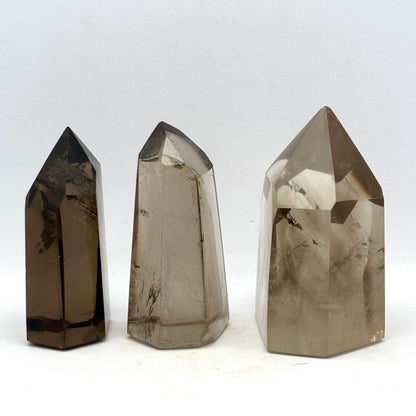 Røg kvarts trio super eksklusiv kvalitet | 5,8 - 6,4 cm