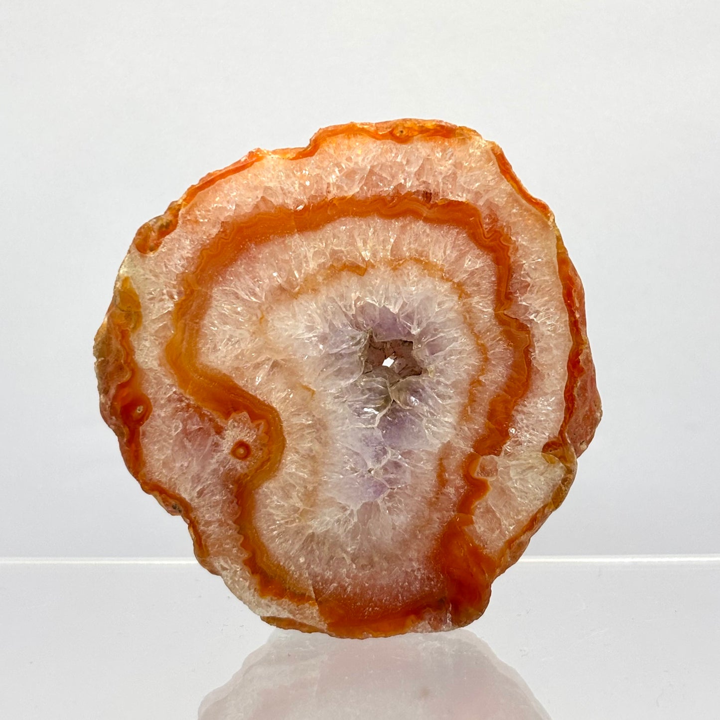 Karneol agat skive 6 cm | nr. 2 Karneol agat skive 6 cm | nr. 2