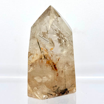 Bjergkrystal spids med rutiler, Madagaskar 6,7 cm | nr. 5