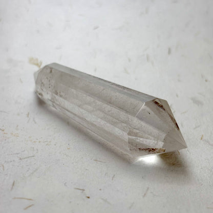 Vogel-cut Himalaya bjergkrystal - 12 facetter - 7,3 cm | nr. 23