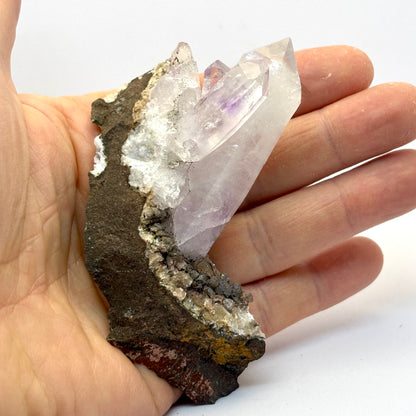 Brandberg bjergkrystal i matrix 10 cm | nr. 9