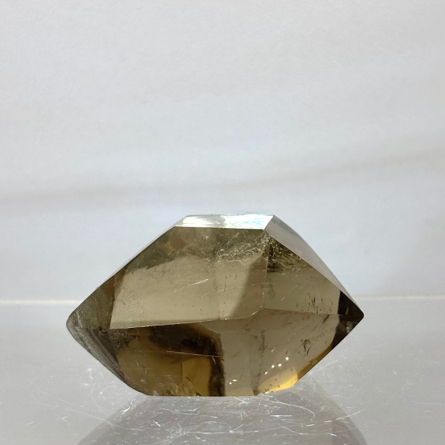 Mini røgkvarts dob. spids 4,2 cm | nr. 8 Mini røgkvarts dob. spids 4,2 cm | nr. 8