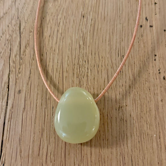 Billede af Gul Onyx halskæde nr 2