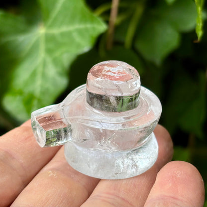 Shiva Linga | håndskåret | Himalaya Bjergkrystal | 3,5 cm