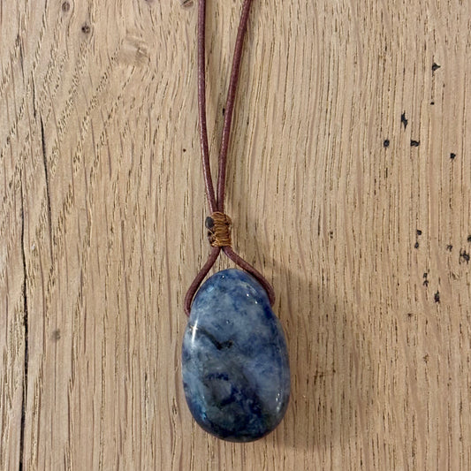 Billede af Sodalit halskæde nr 1