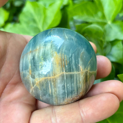 Blue onyx kugle - 5,5 cm | nr. 2